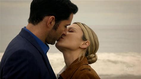 chloe and lucifer get together|lucifer and chloe kisses.